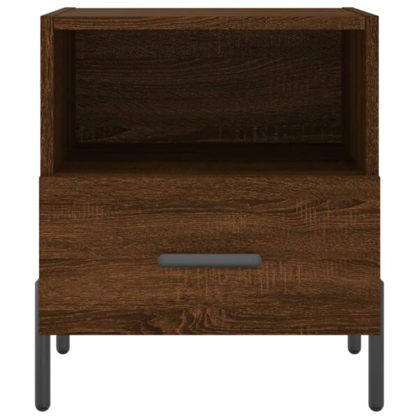 Nachttisch Braune Eiche 40x35x47,5 cm Holzwerkstoff - Image 4