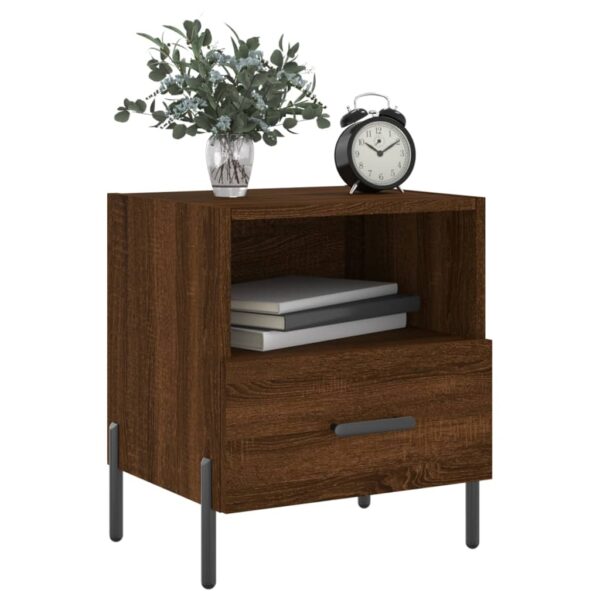 Nachttisch Braune Eiche 40x35x47,5 cm Holzwerkstoff - Image 8
