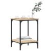 Couchtisch Sonoma-Eiche 40x40x55 cm Holzwerkstoff - Image 3