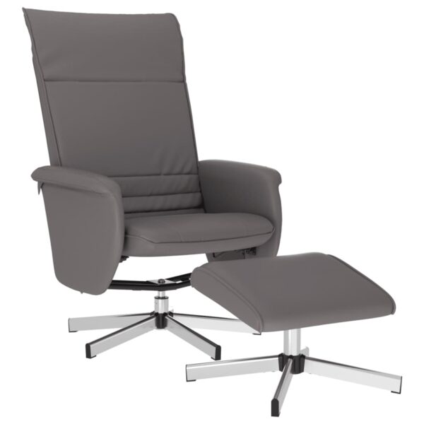 Relaxsessel mit Fußhocker  Kunstleder - Image 2