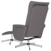 Relaxsessel mit Fußhocker  Kunstleder - Image 5