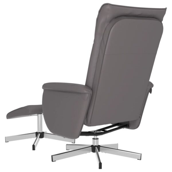 Relaxsessel mit Fußhocker  Kunstleder - Image 5