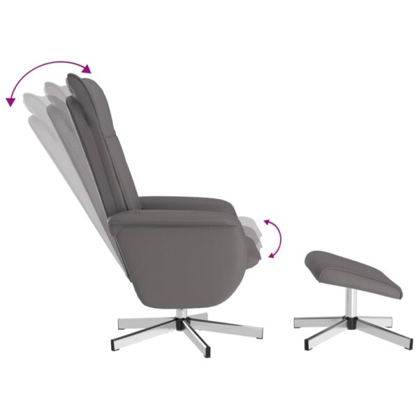 Relaxsessel mit Fußhocker  Kunstleder - Image 6