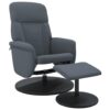 Relaxsessel mit Hocker  Samt - Image 2