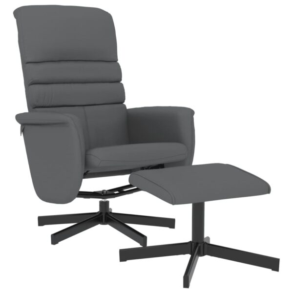 Relaxsessel mit Fußhocker  Kunstleder - Image 2