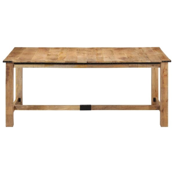 Esstisch 180x90x75 cm Massivholz Mango - Image 2