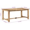 Esstisch 180x90x75 cm Massivholz Mango - Image 8