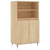 Highboard Sonoma-Eiche 60x36x110 cm Holzwerkstoff - Image 2