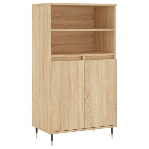 Highboard Sonoma-Eiche 60x36x110 cm Holzwerkstoff - Image 2