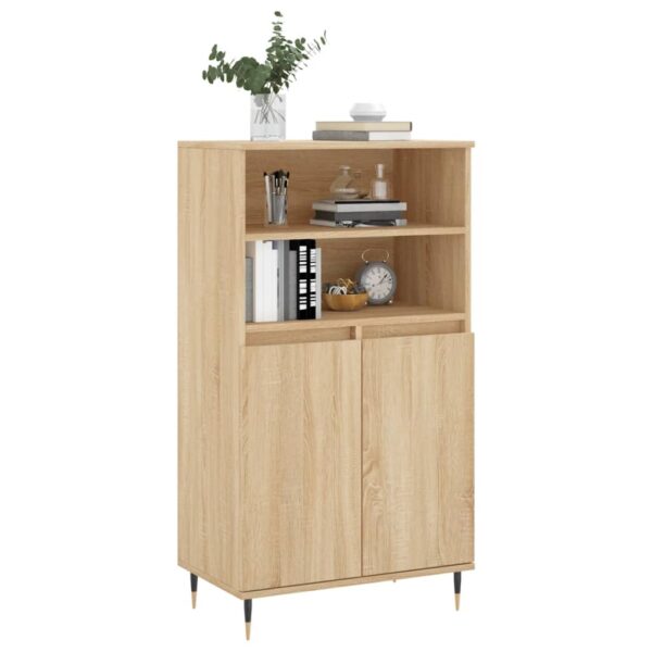 Highboard Sonoma-Eiche 60x36x110 cm Holzwerkstoff - Image 3