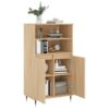 Highboard Sonoma-Eiche 60x36x110 cm Holzwerkstoff - Image 4