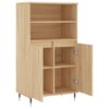 Highboard Sonoma-Eiche 60x36x110 cm Holzwerkstoff - Image 6