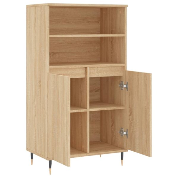 Highboard Sonoma-Eiche 60x36x110 cm Holzwerkstoff - Image 6