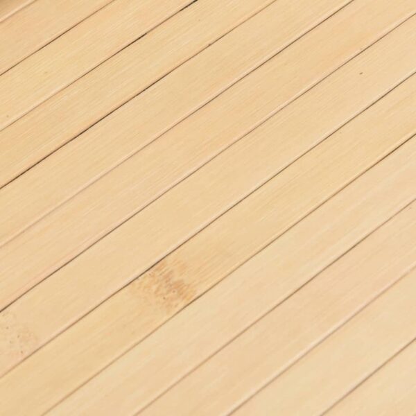 Teppich Rechteckig Hell Natur 80x1000 cm Bambus - Image 7