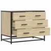 Schubladenschrank Sonoma-Eiche 70x41x56 cm Holzwerkstoff - Image 5