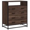 Schubladenschrank  Eichen-Optik 70x41x83,5cm Holzwerkstoff - Image 2