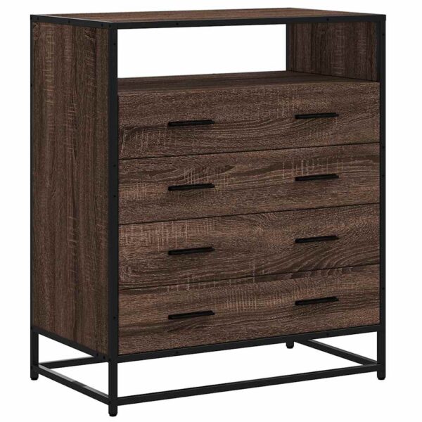 Schubladenschrank  Eichen-Optik 70x41x83,5cm Holzwerkstoff - Image 2