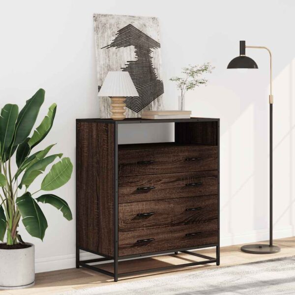 Schubladenschrank  Eichen-Optik 70x41x83,5cm Holzwerkstoff - Image 3