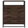 Schubladenschrank  Eichen-Optik 70x41x83,5cm Holzwerkstoff - Image 4