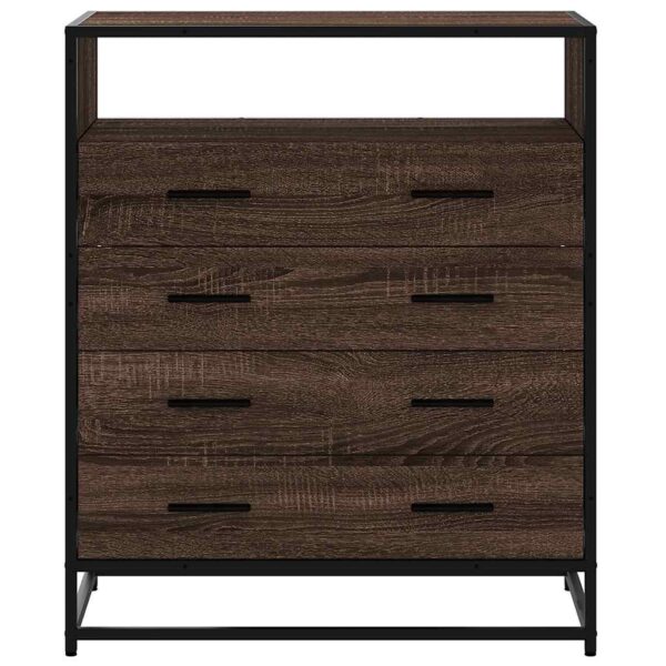 Schubladenschrank  Eichen-Optik 70x41x83,5cm Holzwerkstoff - Image 4