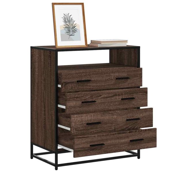 Schubladenschrank  Eichen-Optik 70x41x83,5cm Holzwerkstoff