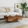 Couchtisch Altholz-Optik 85x55x31 cm Holzwerkstoff - Image 3