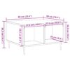 Couchtisch Artisan-Eiche 60x50x36,5 cm Holzwerkstoff - Image 9