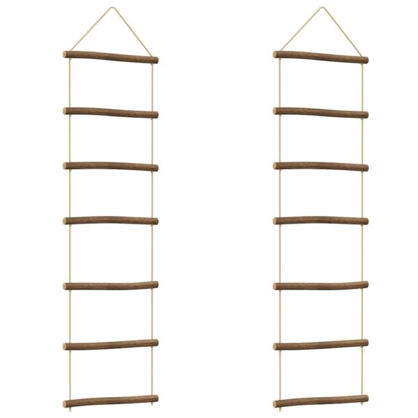 Wanddekorationen in Leiterform 2Stk. 30x100cm Natürlicher Zweig - Image 2