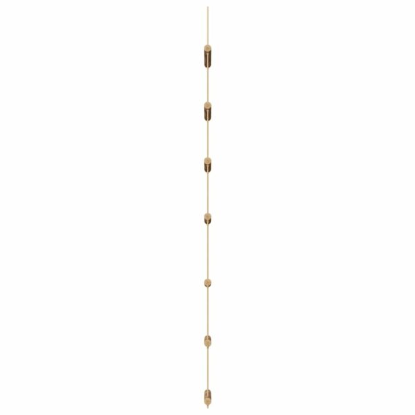 Wanddekorationen in Leiterform 2Stk. 30x100cm Natürlicher Zweig - Image 5
