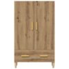 Highboard Artisan-Eiche 70x31x115 cm Holzwerkstoff - Image 3