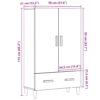 Highboard Artisan-Eiche 70x31x115 cm Holzwerkstoff - Image 9