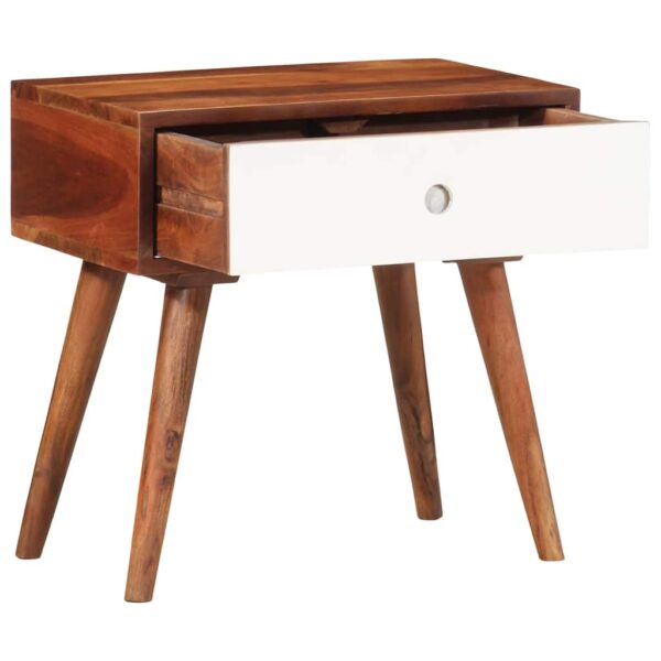 Beistelltisch 45x30x45 cm Massivholz Akazie - Image 2