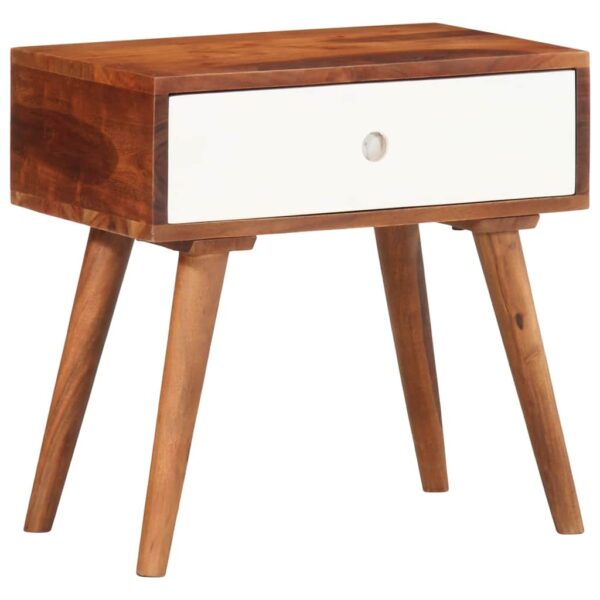 Beistelltisch 45x30x45 cm Massivholz Akazie - Image 12