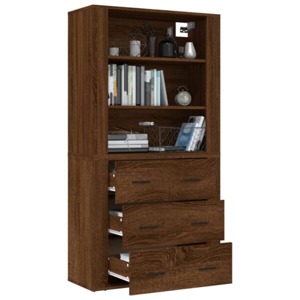Highboard  Eichen-Optik Holzwerkstoff - Image 5