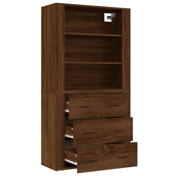 Highboard  Eichen-Optik Holzwerkstoff - Image 6