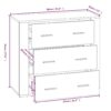 Highboard  Eichen-Optik Holzwerkstoff - Image 11