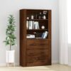 Highboard  Eichen-Optik Holzwerkstoff