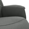 Relaxsessel mit Fußteil Dunkelgrau Stoff - Image 7
