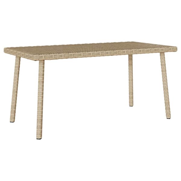 Garten-Couchtisch Rechteckig  80x40x37 cm Poly Rattan - Image 6
